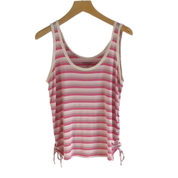 Torrid Super Soft Scoop Neck Side Tie Tank - Picture 3 of 7